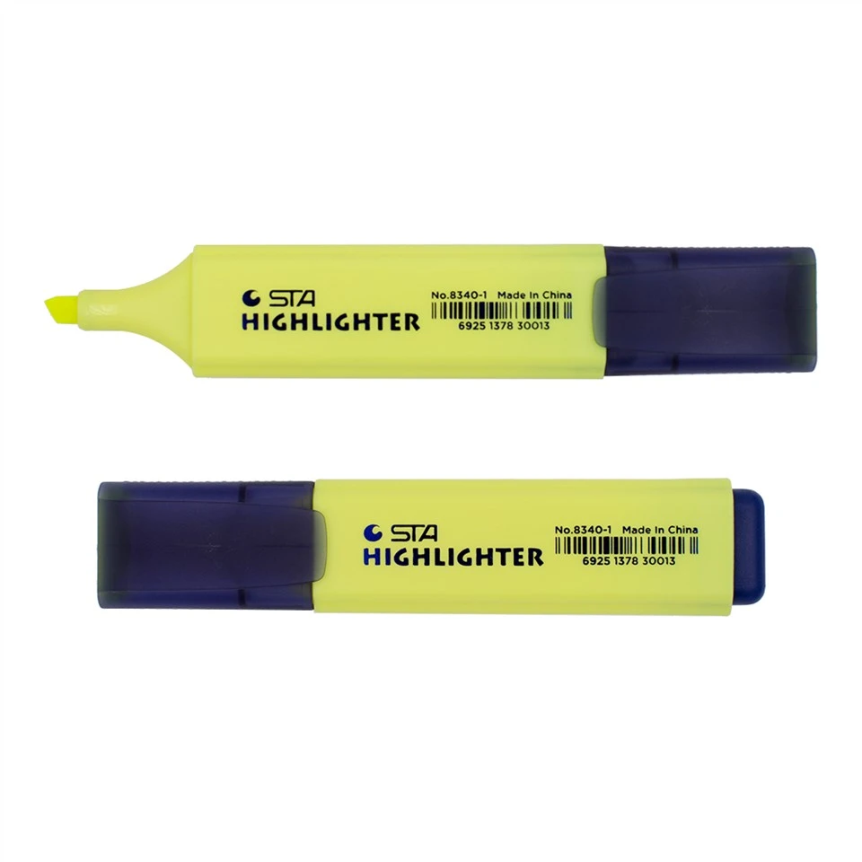 Fluorescentni highlighter svijetle boje