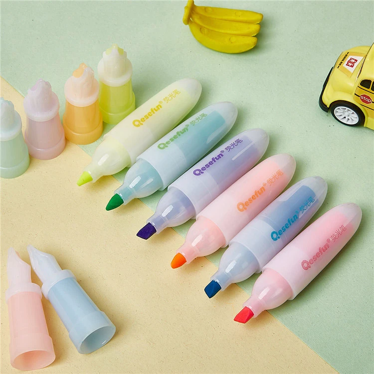 6kom Mini nalivpera Highlighter u obliku