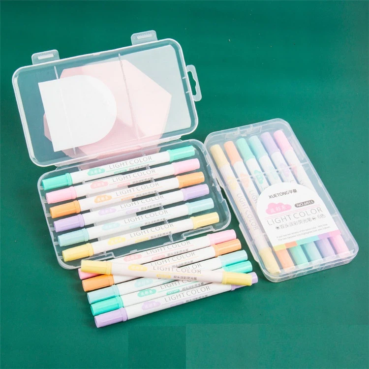 6kom Highlighters pastelnih boja s dvostrukim vrhom